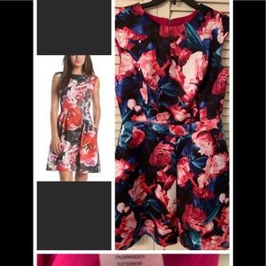 Vince Camuto  floral scuba dress
